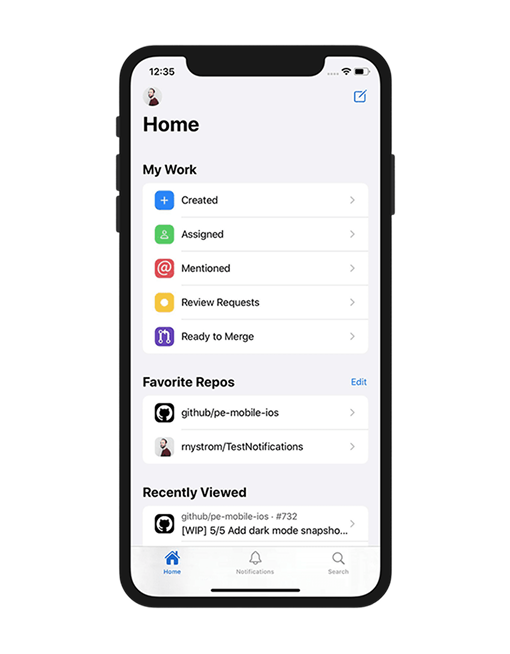 GitHub Mobile App